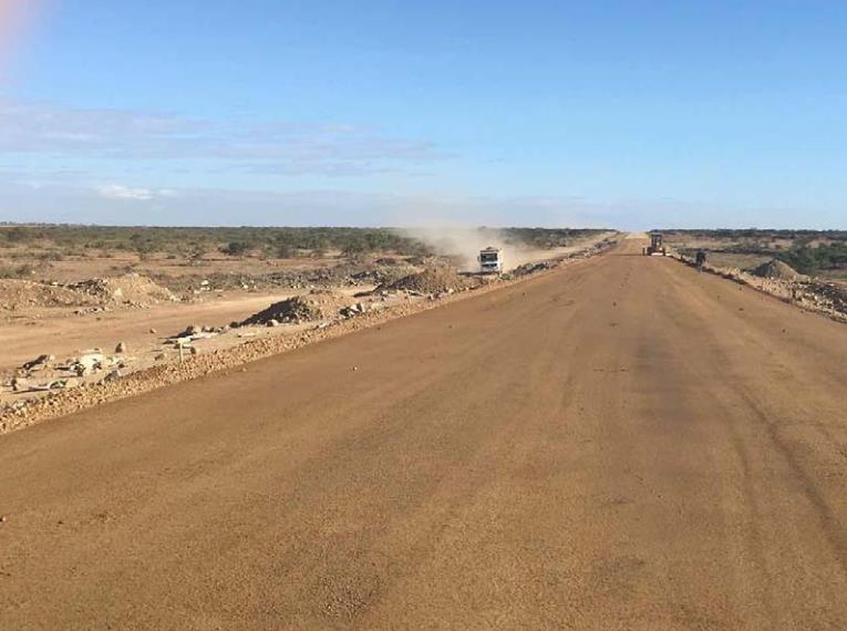 Wailes Road maintenance works in Lindi Municipal Council